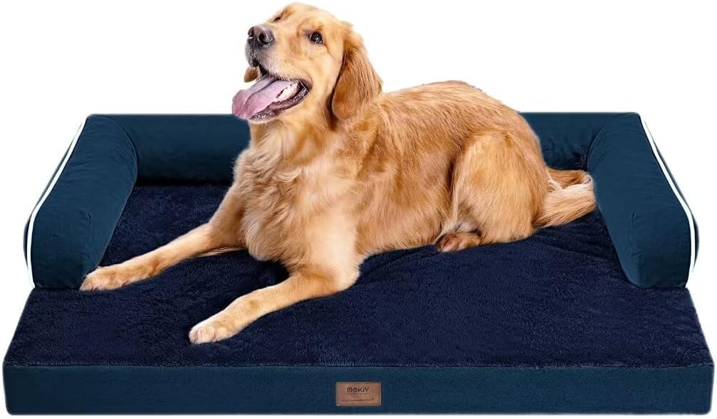 Large Dog Bed Orthopedic Washable | Beds Bolster Pet | XL Large Big Dogs | Memory Foam Couch Sofa |