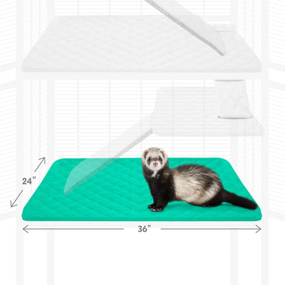Paw Inspired Fitted Fleece Liner for Ferret Nation, Critter Nation Cage for Ferrets, Rats