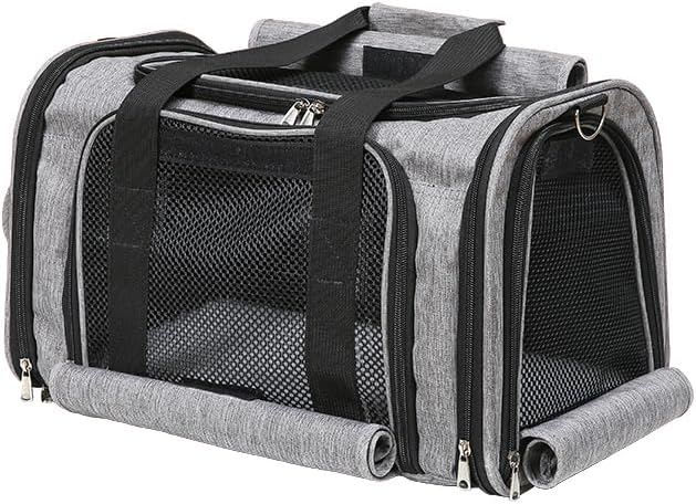 Pet Carrier Bag for Small Medium Cats Dogs Puppies up to 26 Lbs,Steel Frame Dog