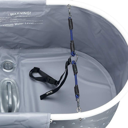 Little Dipper Dog Bath Tub and Wash Station for Bathing Shower and Grooming, Elevated Foldable and