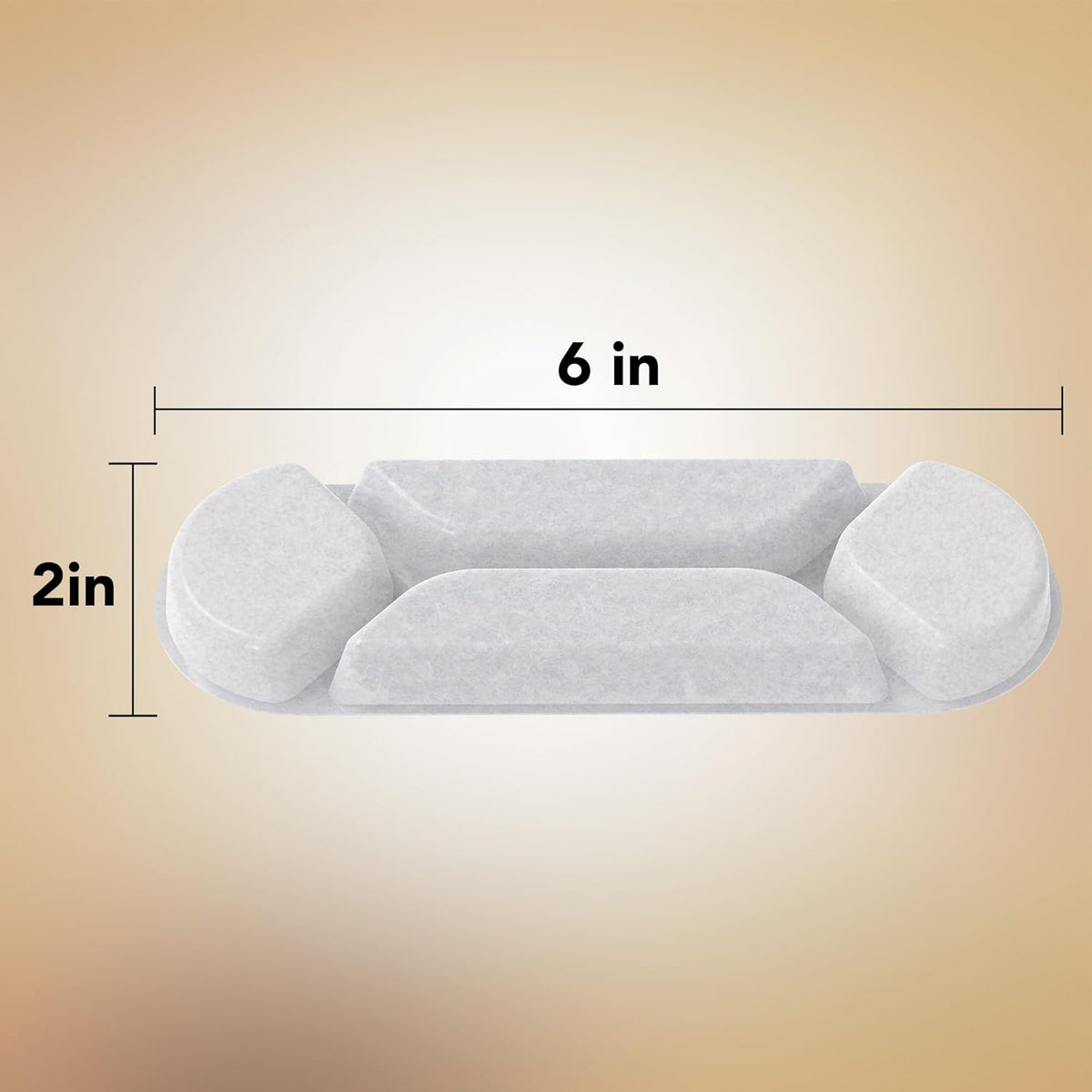 UPSKY 2.25Gal Elevated Dog Water Fountain Filter, 5 Pcs Replacement Filters, Multi-Layer Filtration