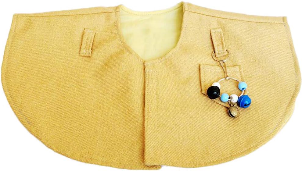 QBLEEV Parrot Anti-Scratch Shoulder Protector Hang Bird Anklet&Toys, Stand Shoulder Cape