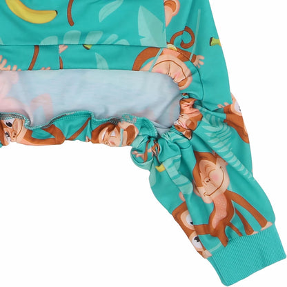 HDE Dog Pajamas One Piece Jammies Jumpsuit Pet Clothes Outfit Stretchy Lightweight Comfy Shirt Pjs