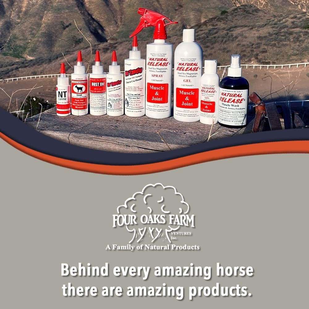Natural Release Muscle Spray Treatment - Horse Liniment for Sore Muscles, Joint Pain, Tendon &