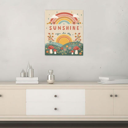You Are My Sunshine Inspirational Canvas Wall Art Motivational Encouragements Wall Decor First