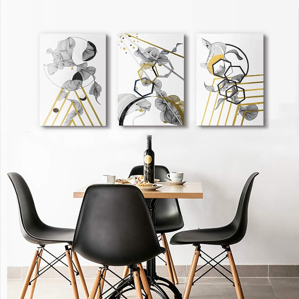 modern Abstract painting Canvas Wall Art for Living Room Wall Artworks Bedroom Decoration, 3 piece