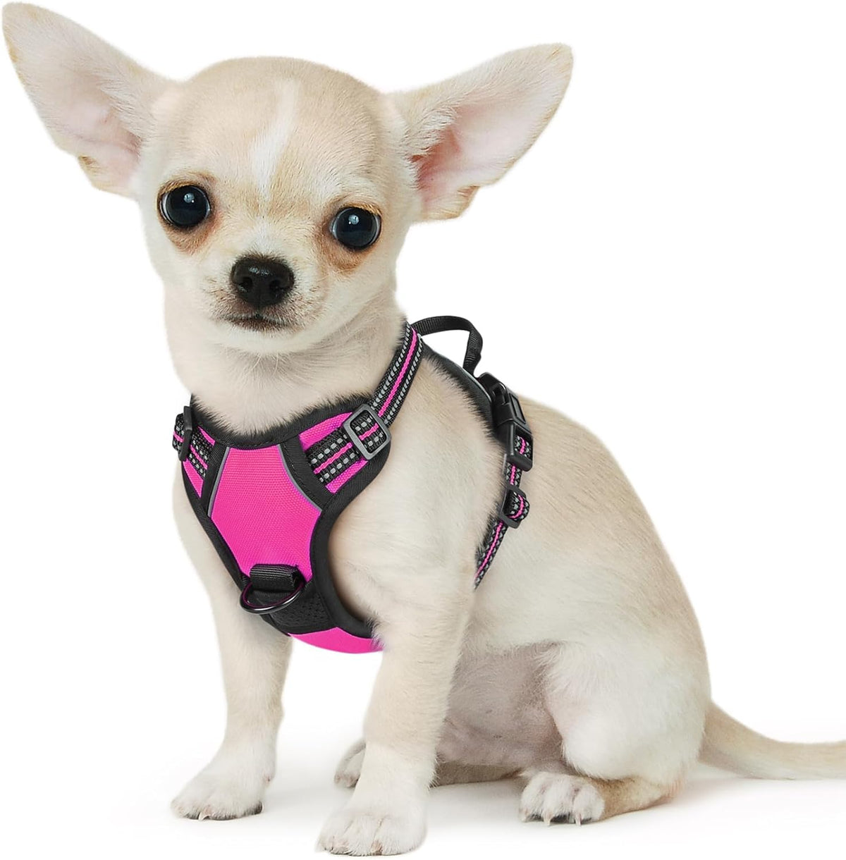 Eagloo Small Dog Harness No Pull, Service Vest with Reflective Strips and Control Handle