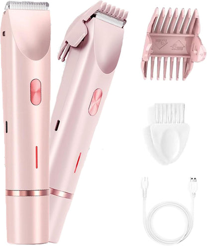 Bikini Trimmer for Women 2025 Upgrade Dual Head Shaver Women Ceramic Blades 2-in-1 Women's Body