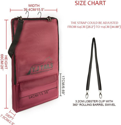 Horse Bridle Bag, Horse Tack Carry Bag with 3 Prong Tack Rack for Halters, Bridle, Harness