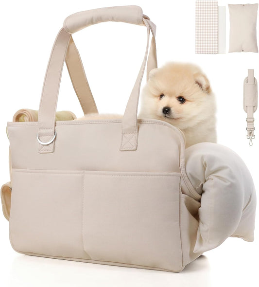 Dog Purse Carrier for Small Dogs, Soft Soft Sided Folding Dog Carriers for Small Dogs Medium Cats