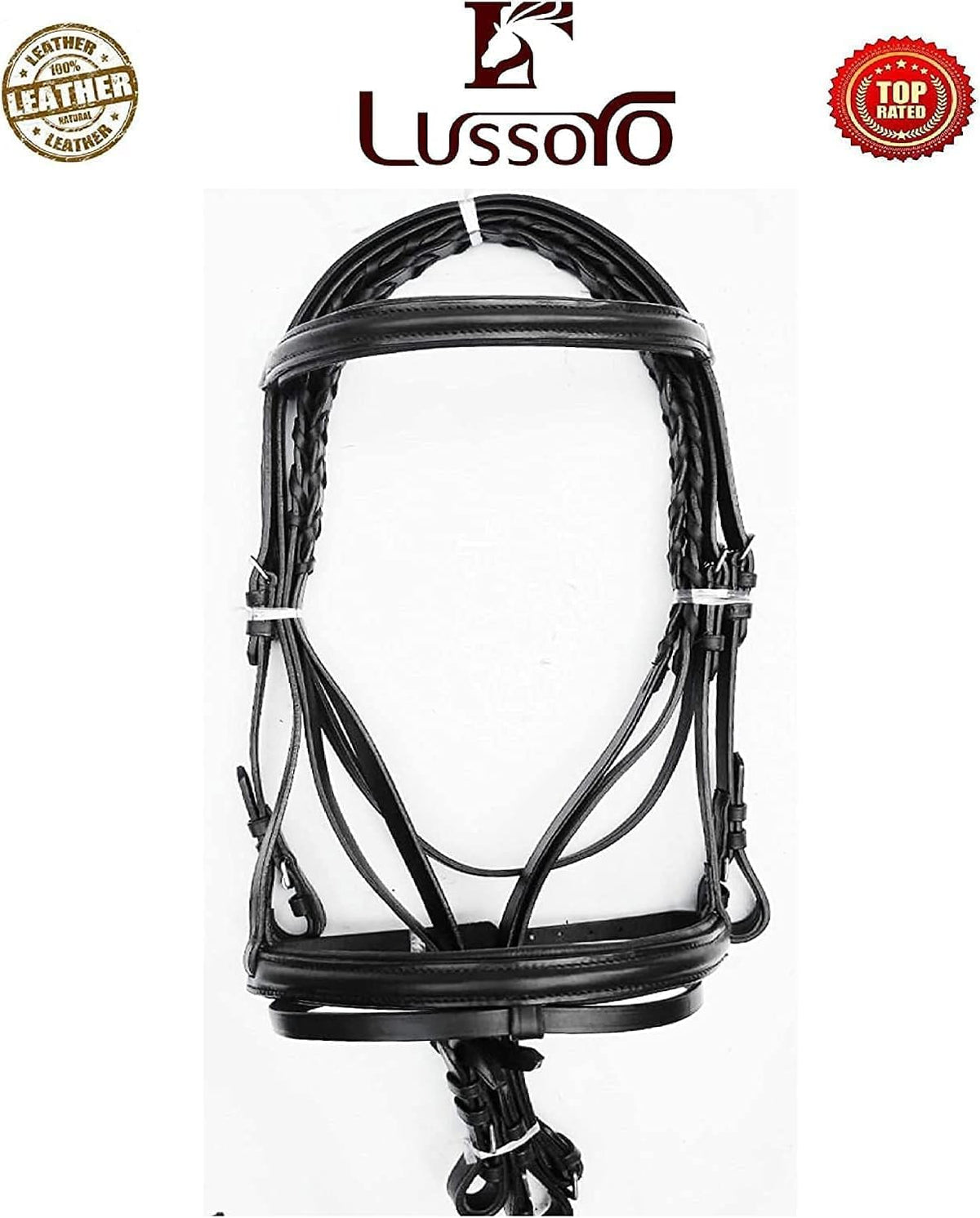 Leather English Riding Horse Black Saddle Starter Kit for Horse Riding Gift Set English Jumping