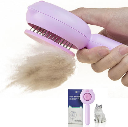 Cat Brush Dog brushes with Release Button for Shedding Grooming, fit for Long or Medium Haired