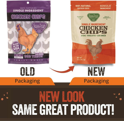 Gaines Family Farmstead Chicken Chips for Dogs – 6 oz Natural, High-Protein Dog Treats
