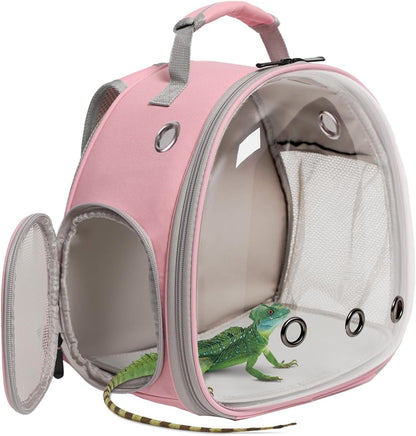 Guinea Pig Carrier Backpack,Lizard Backpack Carrier,Space Capsule Clear Bubble Window Astronaut