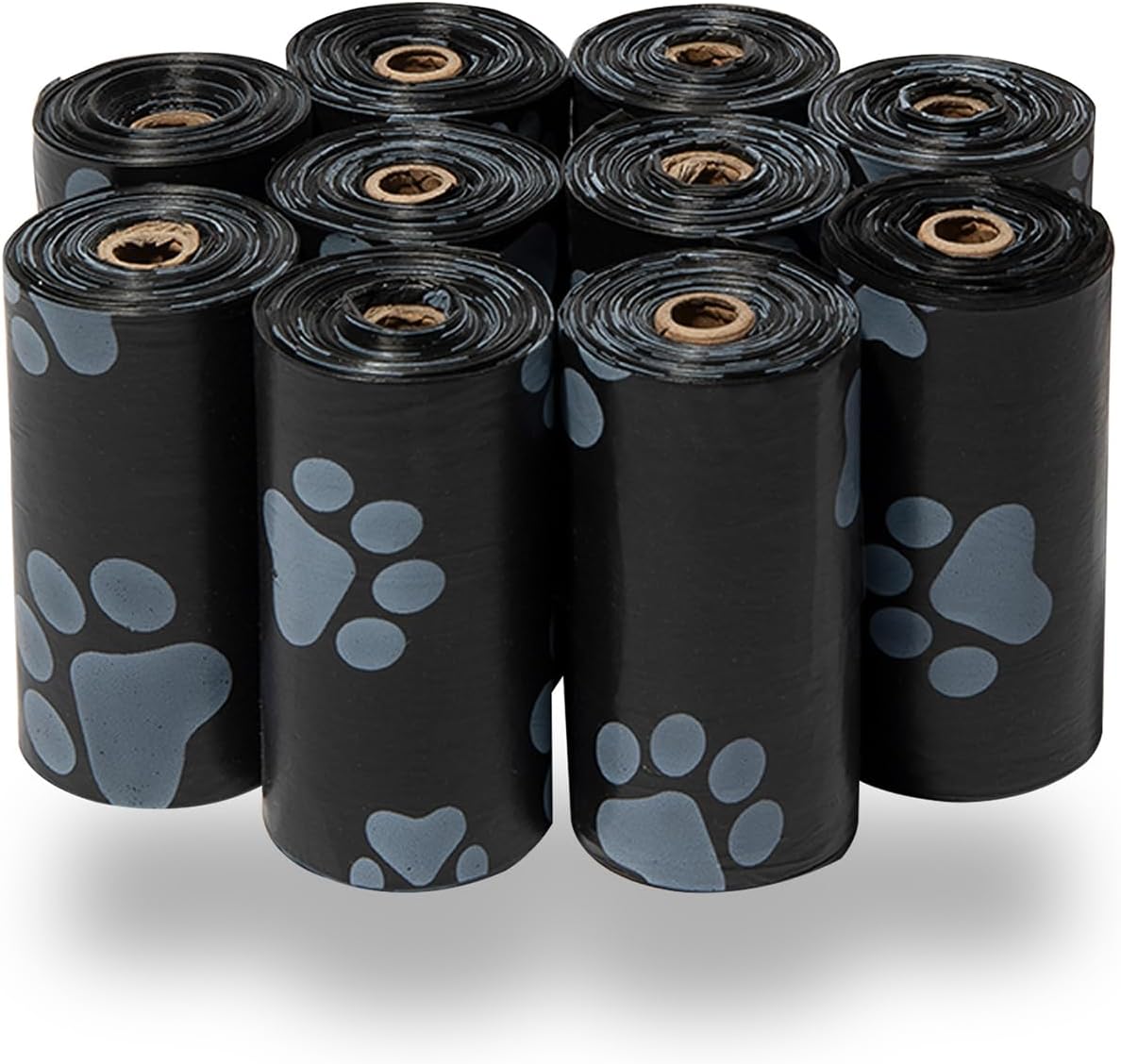 Best Pet Supplies Dog Poop Bags (4 x 150 Bags) for Waste Refuse Cleanup, Doggy Roll Replacements
