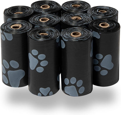 Best Pet Supplies Dog Poop Bags (4 x 150 Bags) for Waste Refuse Cleanup, Doggy Roll Replacements