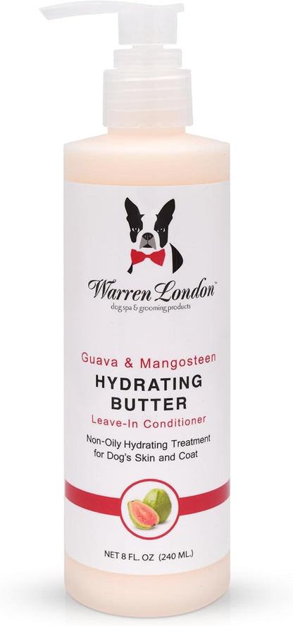 Warren London Hydrating Butter Leave in Pet Conditioner for Dogs | Lotion for Skin and Coat | Aloe
