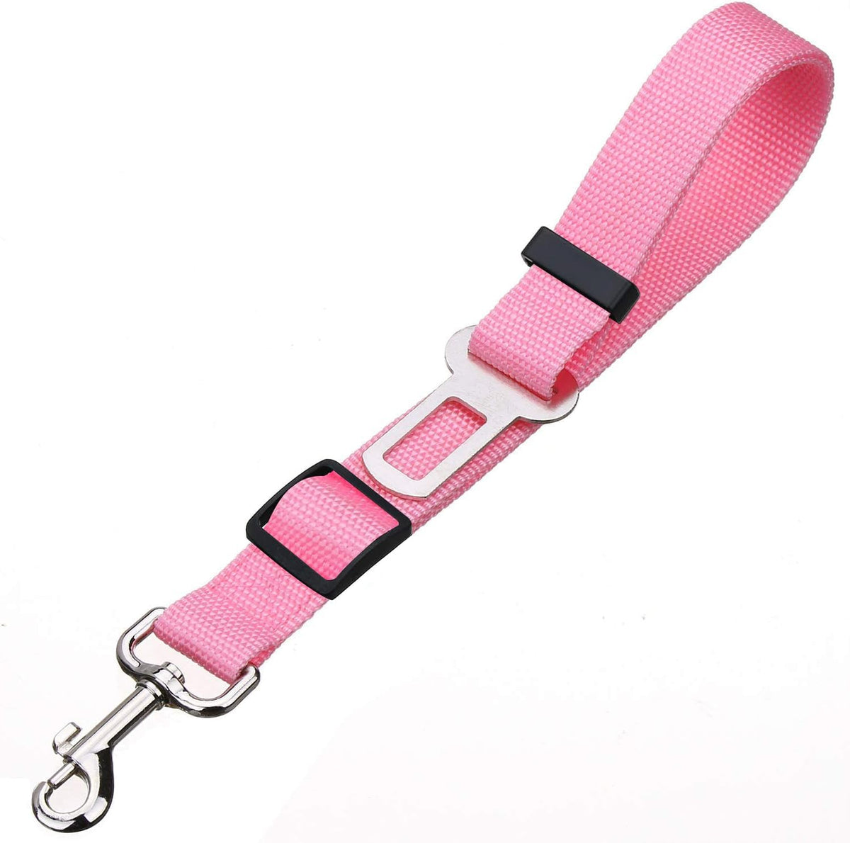 Elisel Elisel 2 Packs Adjustable Length Pet Dog Cat car seat Belt Pet seat Belt Pet Accessories for