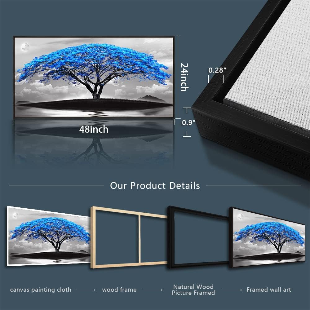 Framed Canvas Wall Art For Office Large Size Living Room Wall Decor Bedroom Decor Wall Pictures
