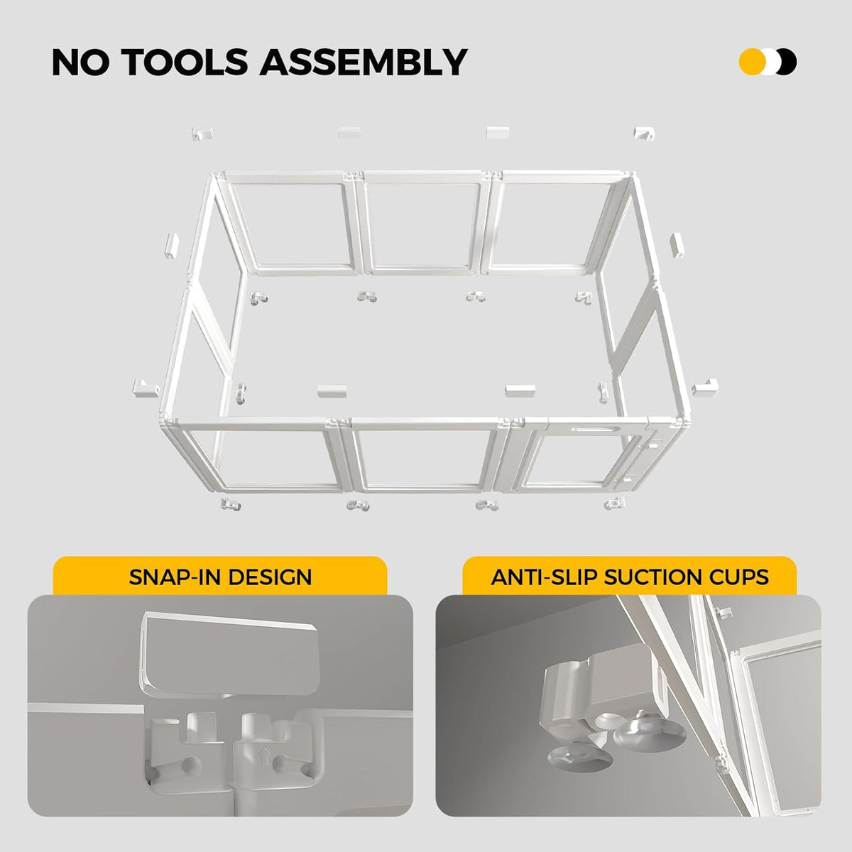 Clear Acrylic Plastic Dog Playpen - Clear Dog Play Pen - Easy Assemble Acrylic Dog Playpen - Puppy