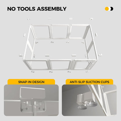 Clear Acrylic Plastic Dog Playpen - Clear Dog Play Pen - Easy Assemble Acrylic Dog Playpen - Puppy