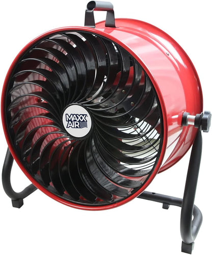 Maxx Air 16" High Velocity Turbo Fan with Pivoting Head - Efficient Air Circulation, High-Velocity