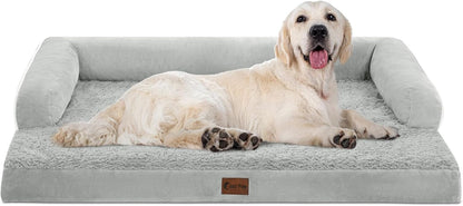 Orthopedic Dog Beds for Extra Large Dogs, Waterproof Dog Beds XLarge, Memory Foam Dogs Couch Beds