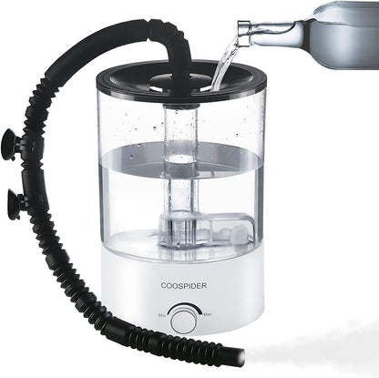 Coospider 4.2L Top Fill Reptile Fogger Mister, Reptile Humidifier for Reptiles Tank, Terrariums