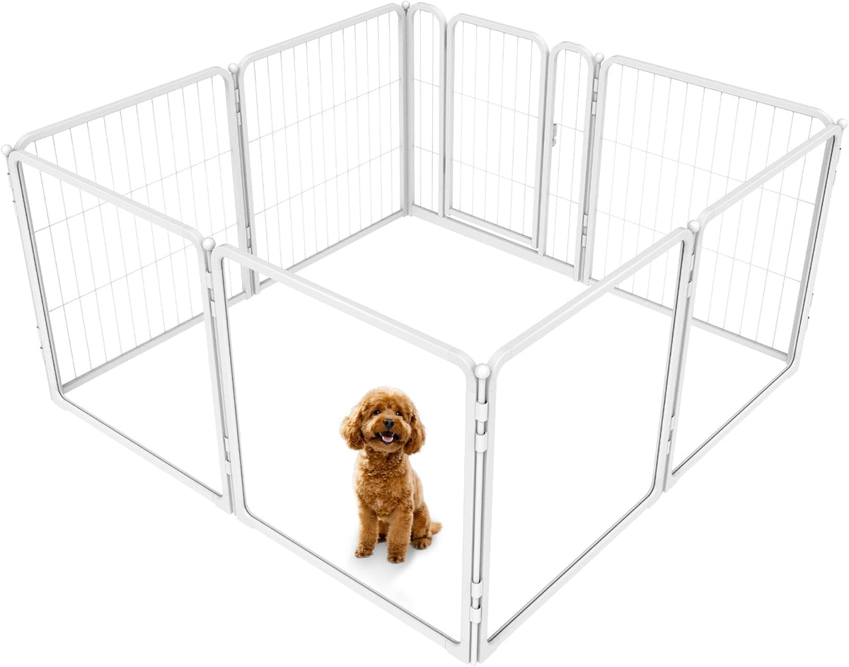 FXW Homeplus Unleashed Indoor Dog Playpen - Stress-Free and Safe Play, Heavy Duty 24 Inch 4 Acrylic