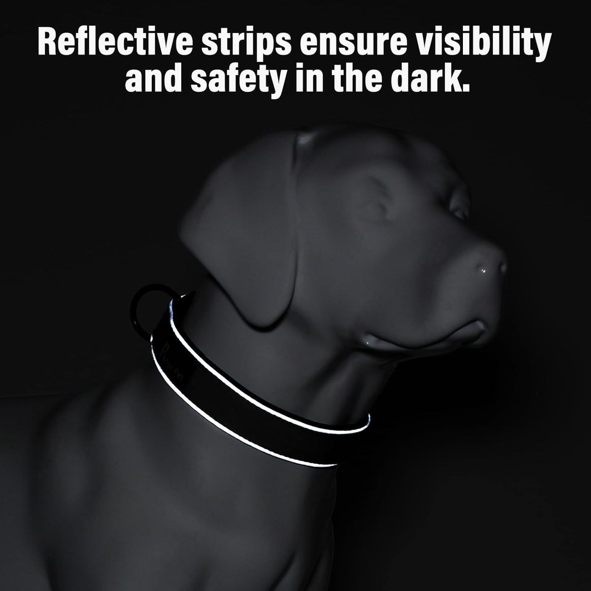 Plutus Pet Tactical Dog Collar, Reflective, Adjustable Heavy Duty Dog Collar, Soft Padded and