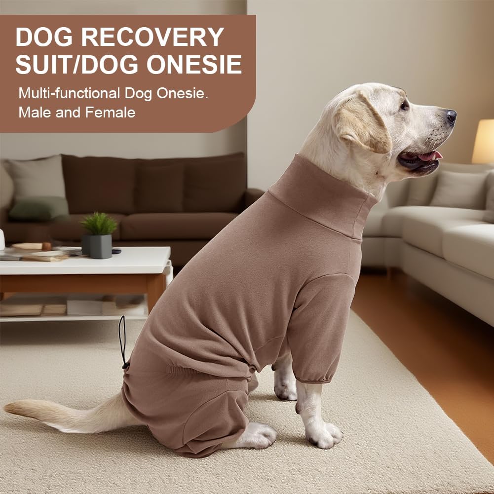 Dog Pyjamas PJS Sweater Clothes and Home Clothing Suitable for Medium to Large Breeds of Dogs, Dog