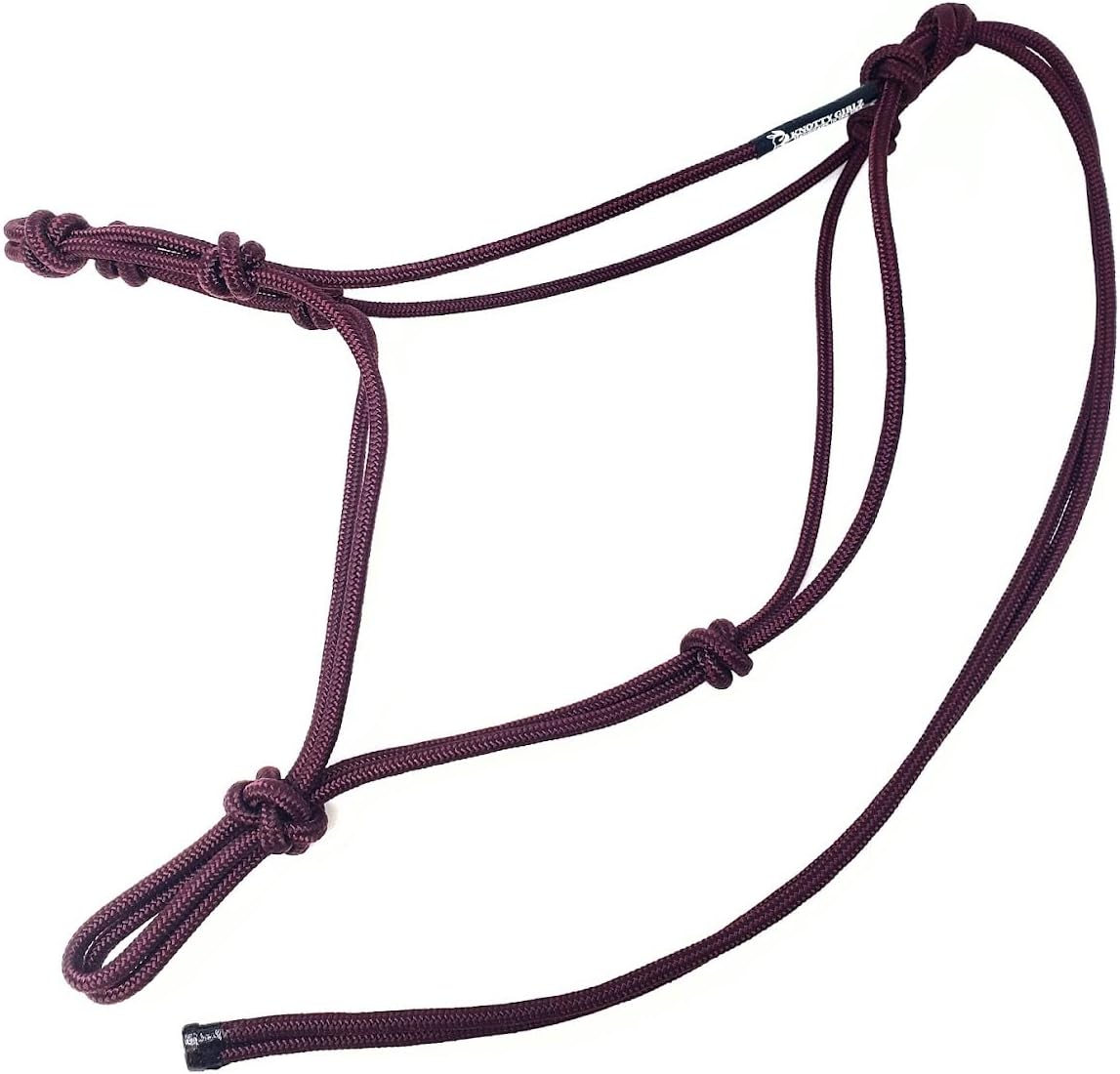 Horse Rope Training Halter - 4 Knot 1/4" Stiff Halter Cord - Used by Famous Trainers Multiple Sizes