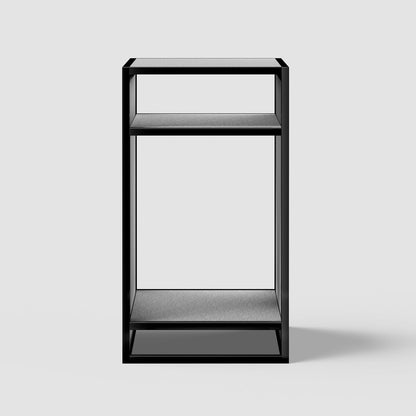 LANDEN Gray Metal Frame Stand, Three-Shelf for Fish Tanks up to 20 Gal, CLX45-45x45x80cm