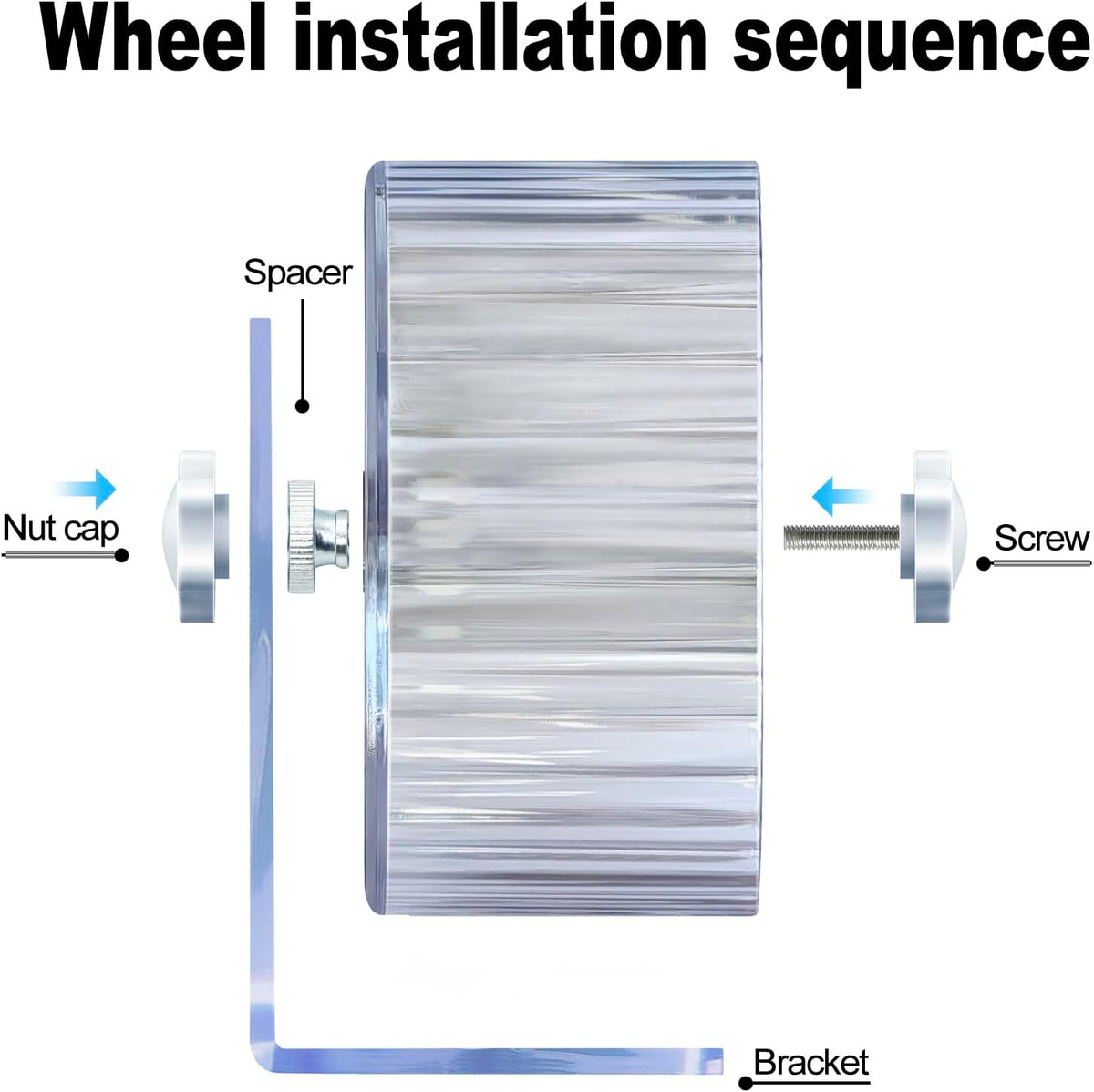Silent Hamster Wheel, Super-Silent Hamster Exercise Wheels Accessories, Quiet Running Wheels