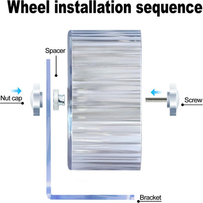 Silent Hamster Wheel, Super-Silent Hamster Exercise Wheels Accessories, Quiet Running Wheels