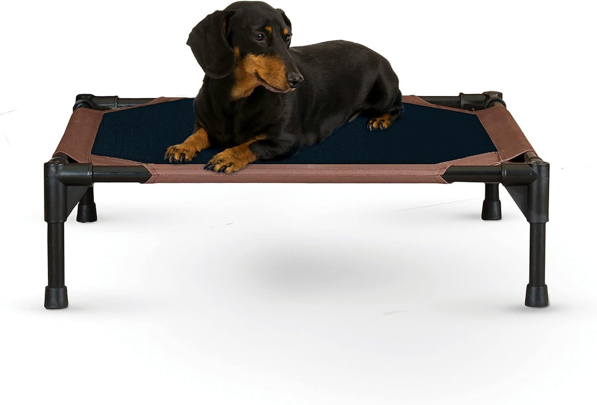 K&H Pet Products Outdoor Elevated Dog Cot, Breathable Cooling Elevated Cot Hammock Pet Bed for
