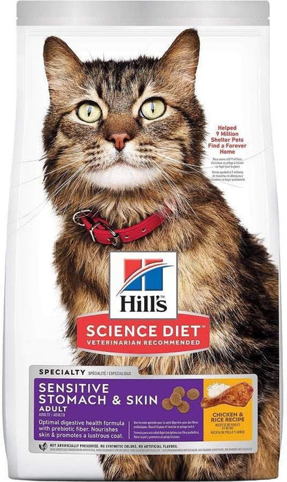 Hill's Science Diet Sensitive Stomach & Skin, Adult 1-6, Stomach & Skin Sensitivity Support, Dry