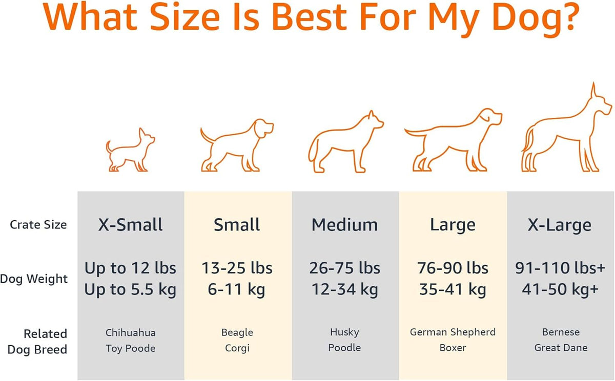 Amazon Basics Cooling Breathable Elevated Dog Bed with Durable Metal Frame, for Large Dogs