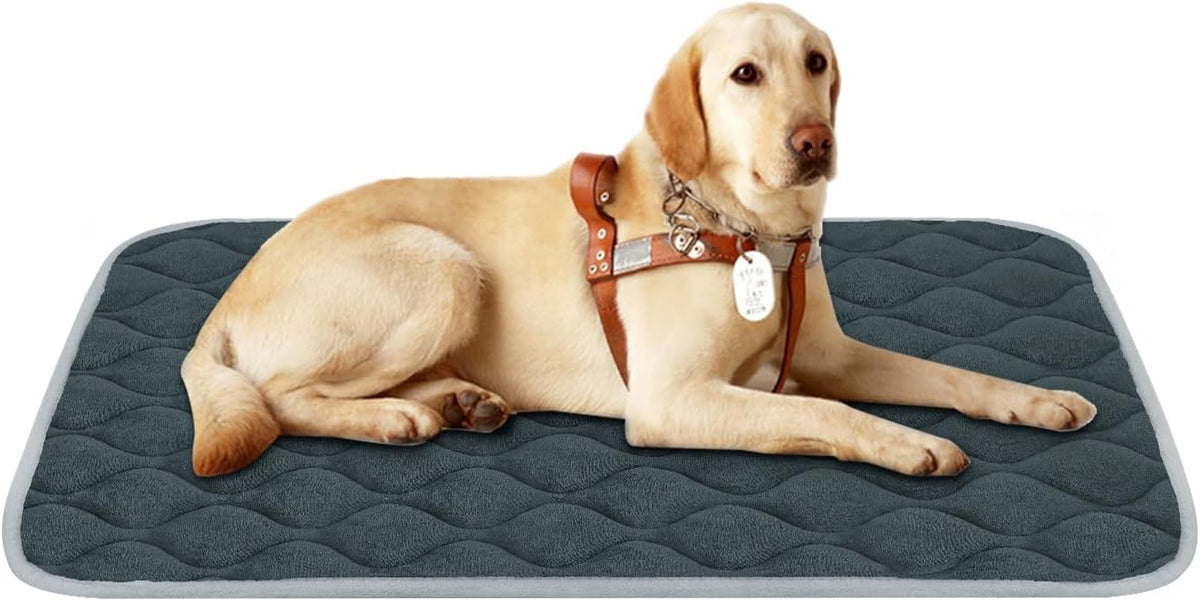 furrybaby Dog Bed Mat Flat Crate Mat with Anti-Slip Bottom Machine Washable Pet Kennel Pad for Dog