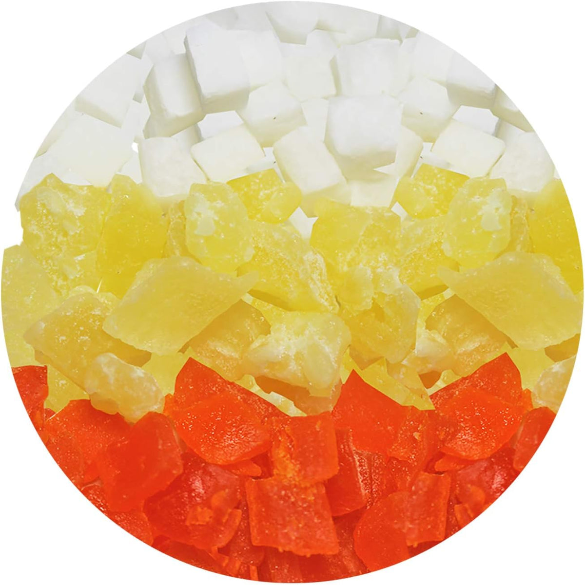 Tropical Trio - Healthy Natural Mixed Dried Fruit Treat - Papaya, Coconut, Pineapple - for Sugar