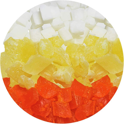 Tropical Trio - Healthy Natural Mixed Dried Fruit Treat - Papaya, Coconut, Pineapple - for Sugar