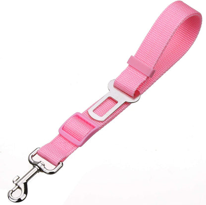 Elisel Elisel 2 Packs Adjustable Length Pet Dog Cat car seat Belt Pet seat Belt Pet Accessories for