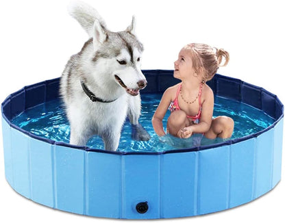 Jasonwell Foldable Dog Pet Bath Pool Collapsible Dog Pet Pool Bathing Tub Kiddie Pool Doggie Wading
