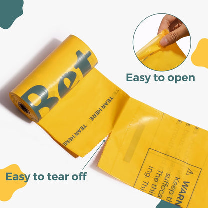 Dog Poop Bags Rolls Biodegradable 100% Leak Proof Thickened Dog Waste Bags -120 Count 8 Rolls