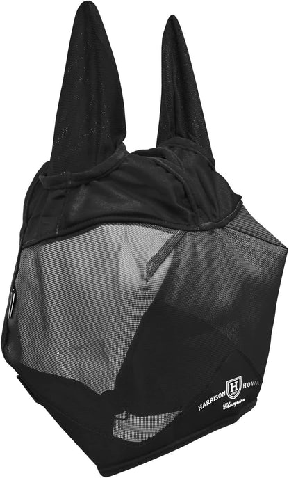 Harrison Howard UV-proof Multi-Function Fabrics Thick Fleece Padding Horse Fly Mask Half Face with