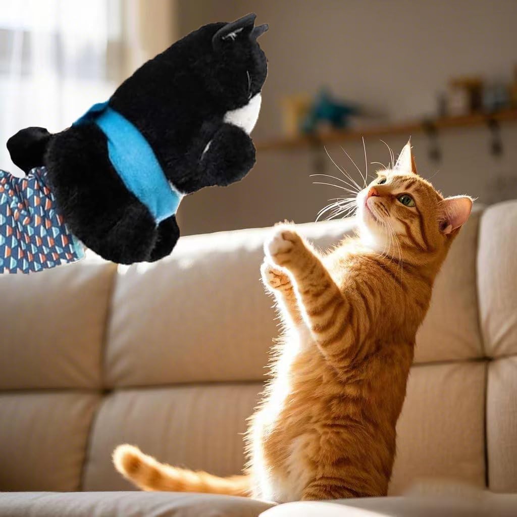 Mouse and Cat Wrestling Toy Puppet, Wrestler Play Doll Glove, Animal Arm Hand Funny Interactive