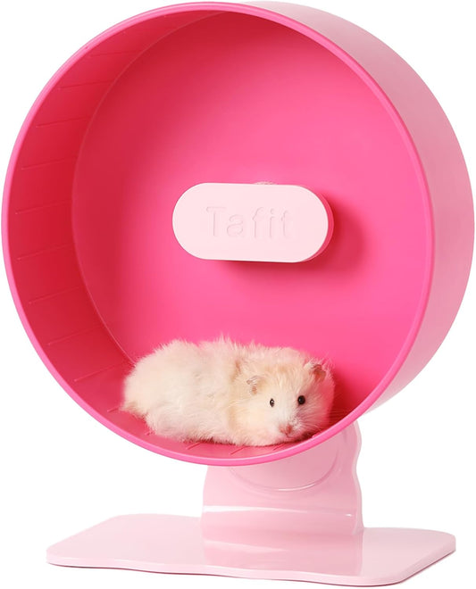 Quiet Hamster Wheel 10.2 Inch Dual-Bearings Silent Small Animals Running Exercise Wheel Height