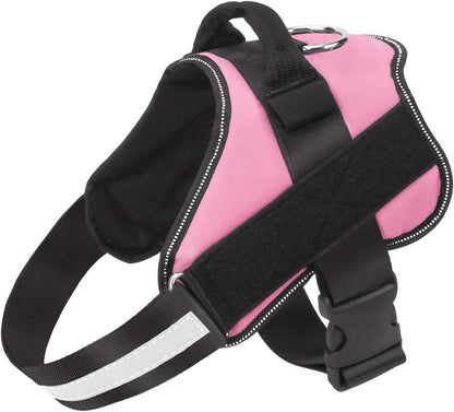 Bolux Dog Harness, No-Pull Reflective Dog Vest, Breathable Adjustable Pet Harness with Handle for