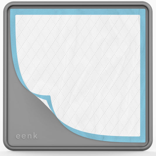 Pee Pad Tray Holder for Dogs - Fits Up to 22 x 22 in. Square Potty Training Pads No Spill Raised