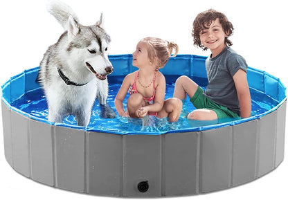 Jasonwell Foldable Dog Pet Bath Pool Collapsible Dog Pet Pool Bathing Tub Kiddie Pool Doggie Wading